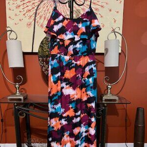 LOFT// Tag says 8// Multi-Colored Maxi Dress